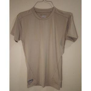 Under armour tan compression shirt NWOT